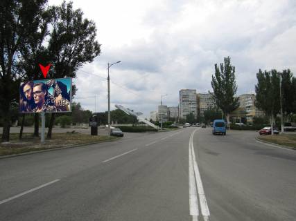 Billboard B in Dnipro (Dnipropetrovsk), 3х6  Marsala Malinovs'kogo st., 21  (navproti kruga, kafe "Bereg") Photo 1