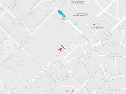Билборд B в Харькове, 3х6  просп. Любові Малої (Постишева) 49, в центр схема
