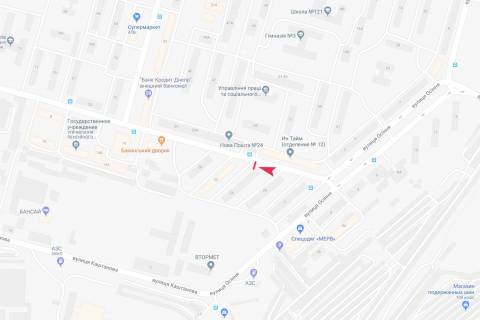 Билборд B в Днепр (Днепропетровск), 3х6  Богдана Хмельницького вул., 24 схема