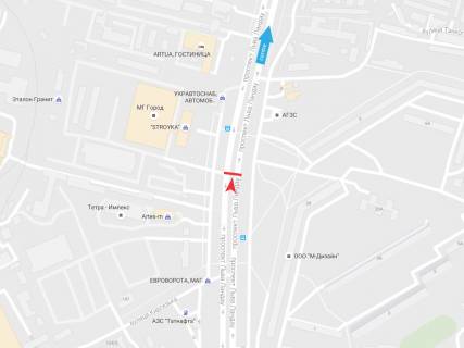Призма A в Харькове, 3х6  просп. Льва Ландау (50-річчя СРСР), 149, в центр - 383409 схема