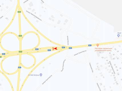 Бэклайт B в Харькове, 3х6  Полтавский шлях ул. (2), из центра схема