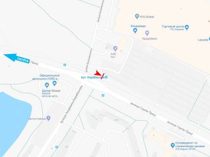 Ситилайт B в Харькове, 1,24х1,84  Героев Труда ул., 3 (остановка ул. Барабашова), из центра схема