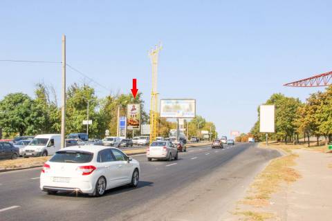 Билборд B в Харькове, 6х3  просп. Льва Ландау (50-річчя СРСР) + просп. Аерокосмічний (Гагаріна) (2), в центр фото 1