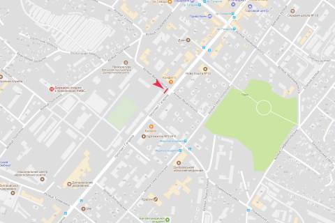 Скроллер A в Днепр (Днепропетровск), 3,1х2,2  Науки (Гагаріна) просп., 26/10  (Університет МВС, 10 корпус) - 452336 схема