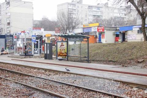 Ситилайт A в Харькове, 1,24х1,84  Тракторостроителей, 160 (остановка "11-я поликлиника"), из центра фото 1