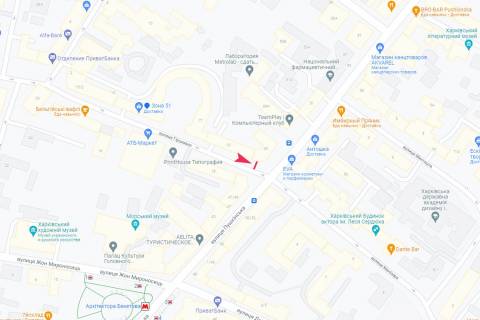 Ситилайт A в Харькове, 1,24х1,84  Гиршмана ул., 19 схема