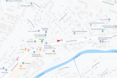 Призма B в Харькове, 3х6  Шевченко ул., 111/1 - Большой Даниловский пер., из центра, VIP - 383235 схема