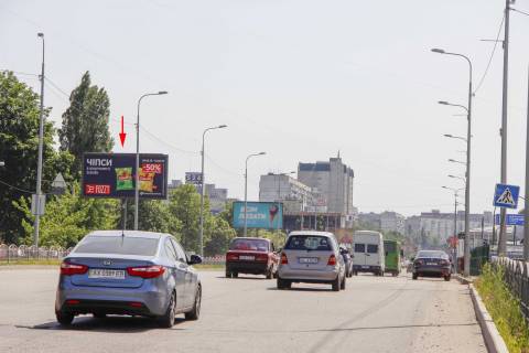 Білборд, Бігборд (Борд)  B у Харкові, 3х6  Академика Павлова ул., 162 (2), в центр Фото 1