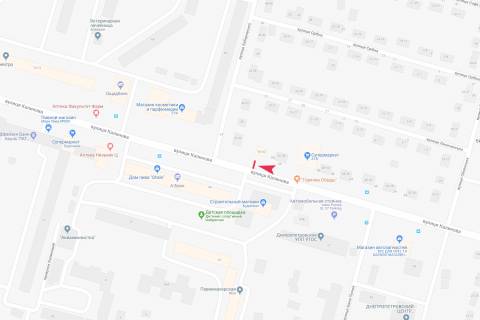 Билборд A в Днепр (Днепропетровск), 3х6  Калинова вул., 60 (Магазин "АТБ") схема