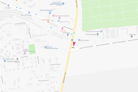 Билборд B в Днепр (Днепропетровск), 3х6  Запорізьке шосе - Наукова вул., 1 схема