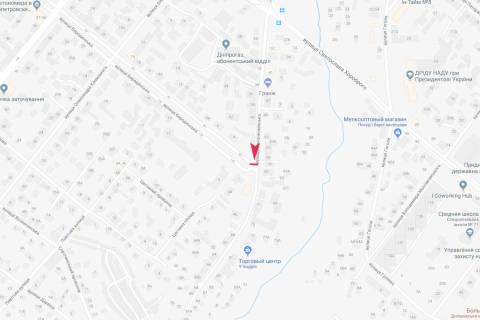 Бэклайт A в Днепр (Днепропетровск), 3,1х2,2  Ісполкомівська вул., поворот на Бородинську вул.  схема