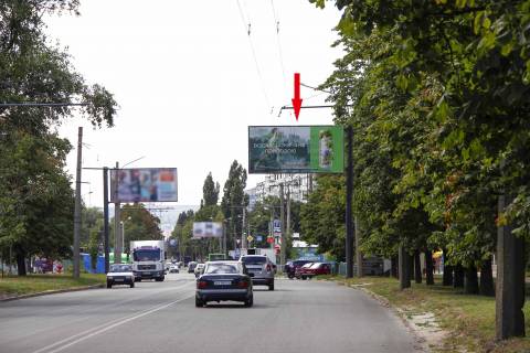 Билборд A в Харькове, 3х6  Валентинівська вул., 41 - Тракторобудівників пр-т, в центр фото 1