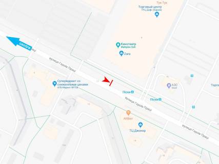 Призматрон, Призма B у Харкові, 3х6  Героїв Праці вул., 9, з центру (VIP) (Дафі) - 382448 схема