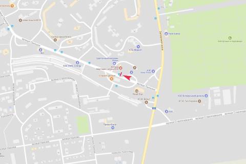 Билборд A в Днепр (Днепропетровск), 3х6  Тополя - 3 ж/м,  Панікахи вул. (глухий кут маршруток) схема