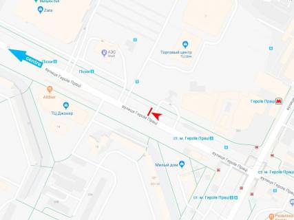 Призма A в Харькове, 3х6  Героев Труда ул., 9-И, в центр (VIP) (ст.м. Г.Труда) - 382458 схема