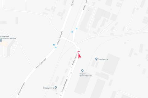 Билборд A в Днепр (Днепропетровск), 3х6  Гаванська вул., 8 (розділювальна смуга) схема