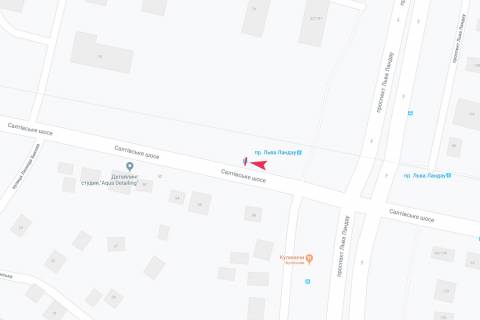Ситилайт A в Харькове, 1,24х1,84  Салтовское шоссе - просп. Льва Ландау (50-річчя СРСР), 227 (остановка "Льва Ландау"), в центр схема
