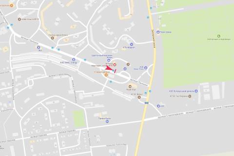 Билборд B в Днепр (Днепропетровск), 3х6  Тополя - 3 ж/м,  Панікахи вул. (глухий кут маршруток) схема
