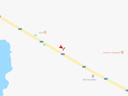 Билборд B в Харькове, 3х6  Сумы-Харьков трасса, Подворки-Солоницевка, кафе "Лесное", в Харьков схема
