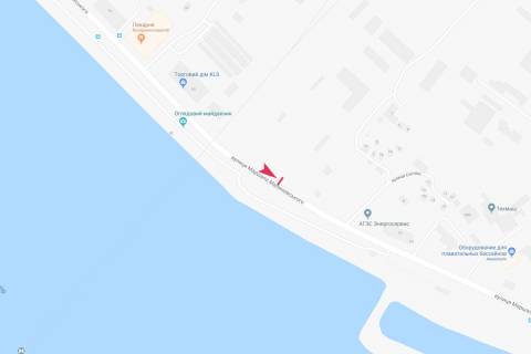 Билборд B в Днепр (Днепропетровск), 3х6  Сонячна Набережна (Маршала Малиновського) вул. (База Металопрокату) схема