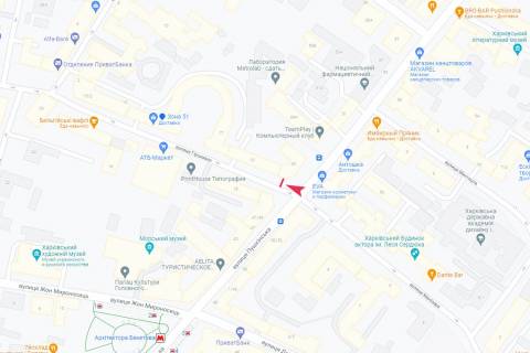 Ситилайт B в Харькове, 1,24х1,84  Гиршмана ул., 19 схема