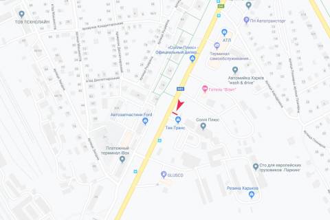 Білборд, Бігборд (Борд)  B у Харкові, 3х6  Мереф'янське шосе, 13, з центру схема
