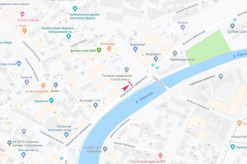 Скроллер B в Харькове, 3,1х2,2  Харківська набережна - Маршала Бажанова вул., 28, в центр - 383203 схема