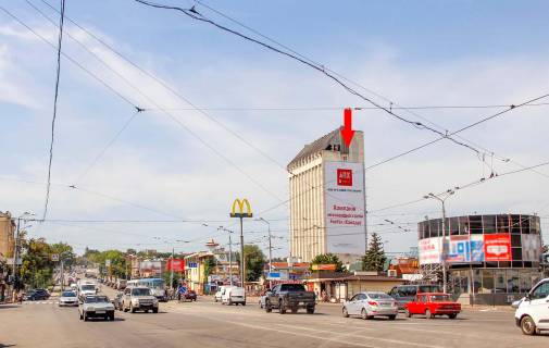 Білборд, Бігборд (Борд)  A у Василівці, 3х6  Привокзальная пл., 1 Гостиница "Экспресс" Южный вокзал Фото 1