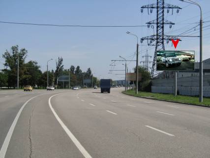 Билборд A в Днепр (Днепропетровск), 3х6  Набережна Заводська, Стан 550  фото 1