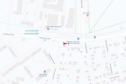 Білборд, Бігборд (Борд)  A у Харкові, 3х6  Салтівське шосе, 142, з центру схема