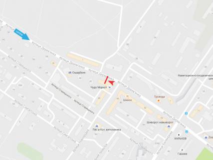 Ситилайт B в Харькове, 1,2х1,8  Деревянко ул., 44                                  схема