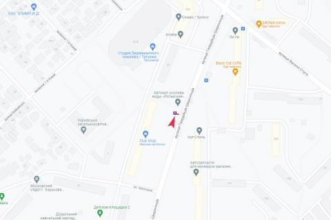 Ситилайт A в Харькове, 1,24х1,84  Гвардейцев Широнинцев ул., 27 схема