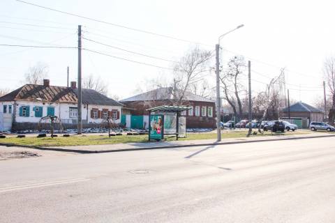Ситилайт B в Харькове, 1,24х1,84  Шевченко, 56 (остановка "23-я детская больница"), в центр фото 1