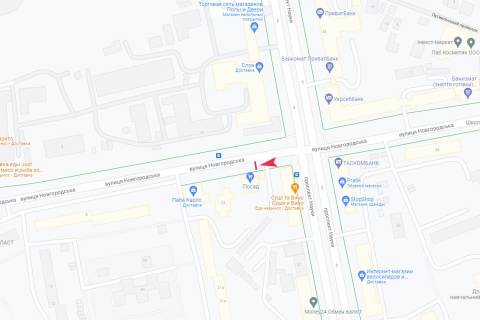 Бэклайт B в Харькове, 3,1х2,2  Новгородская ул., 22-A схема