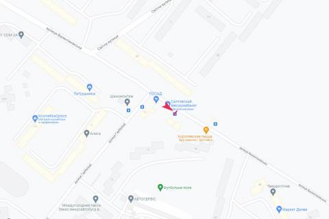 Сiтiлайт A у Харкові, 1,24х1,84  Валентиновская ул., 44б схема