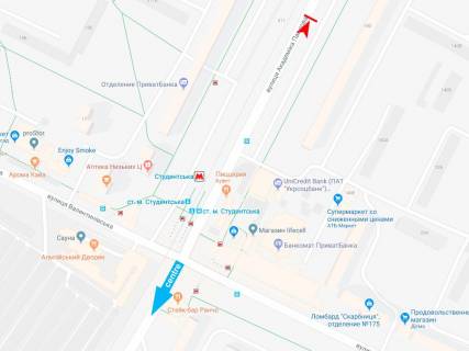 Билборд A в Харькове, 3х6  Академіка Павлова вул., 140 (2), з центру схема