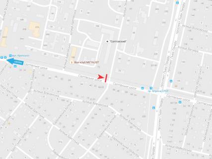 Білборд, Бігборд (Борд)  B у Харкові, 3х6  Салтівське шосе, 73, з центру схема