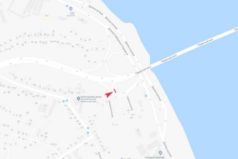 Билборд A в Днепр (Днепропетровск), 3х6  Набережна Перемоги вул., в'їзд на Південний міст схема