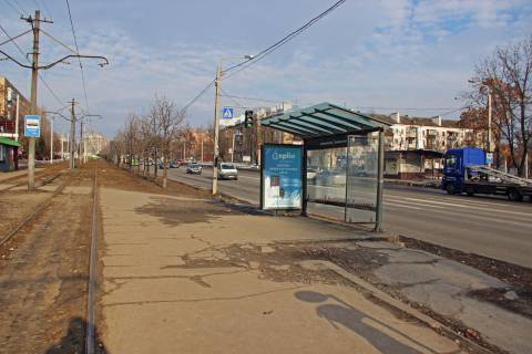 Ситилайт A в Харькове, 1,24х1,84  Полтавский шлях ул., 190 (Кашуби ул.. трамвай) фото 1