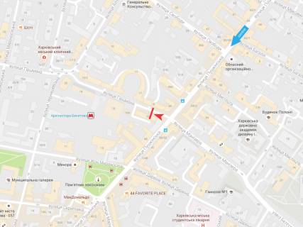 Ситилайт B в Харькове, 1,2х1,8  Гиршмана ул.,18 схема