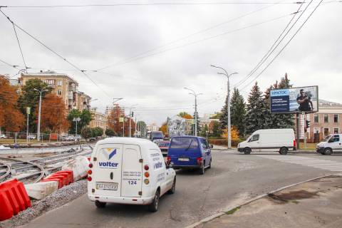 Billboard A in Kharkiv, 3х6  Plehanivs'ka st., 85/87 - Pol'ova st., v centr Photo 1