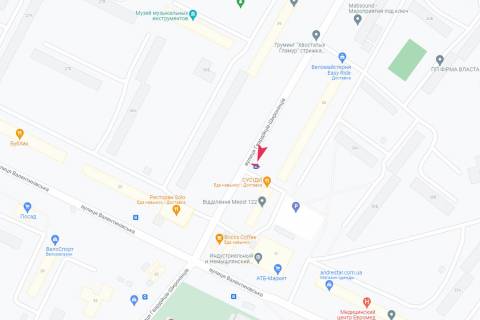 Сiтiлайт B у Харкові, 1,24х1,84  Гвардейцев Широнинцев ул., 38 схема