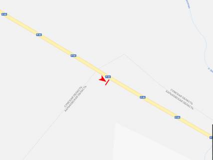 Билборд A в Харькове, 3х6  Сумы-Харьков трасса, граница Сумской области, возле стеллы Харьковская область, в Харьков схема