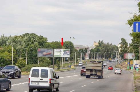 Билборд B в Харькове, 3х6  Полтавський шлях вул. - Залютинська вул. , в центр  фото 1