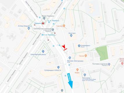 Билборд B в Харькове Людвига Свободы пр-т (напротив д. № 62 по пр. Победы), VIP, в центр схема