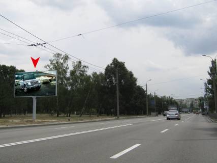Билборд B в Днепр (Днепропетровск), 3х6  Набережна Перемоги вул., (через дорогу від будинку №118) фото 1