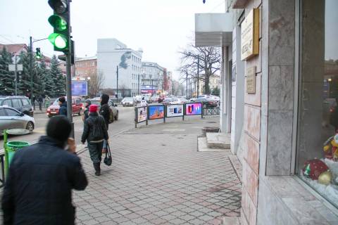 Ситилайт B в Харькове, 1,2х1,8  Сковороди (Пушкінська) ул. -  Жон Мироносиць (Раднаркомівська) ул. фото 1