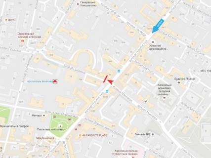 Ситилайт B в Харькове, 1,2х1,8  Гиршмана ул. + Сковороди (Пушкінська) ул. (А) (Б) схема