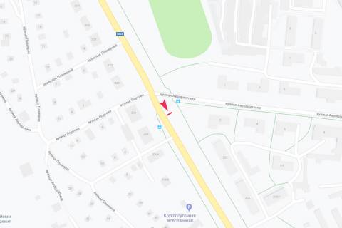 Билборд B в Харькове, 3х6  просп. Аерокосмічний (Гагаріна), 213, з центру схема