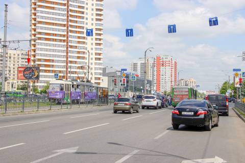 Билборд B в Харькове, 3х6  Перемоги пр-т, 59 - Людвіга Свободи пр-т, з центру фото 1